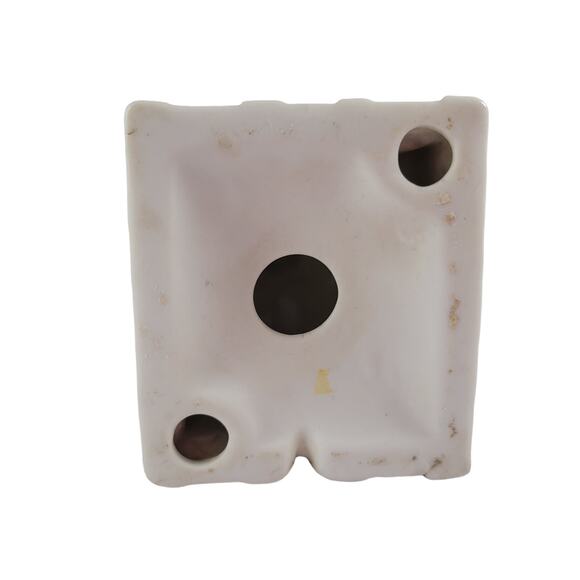 Vintage 5” Christmas Village Holiday Ceramic City Hall, Porcelain Miniature - Picture 7 of 16